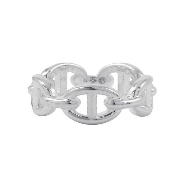 エルメス リング シェーヌダンクル アンシェネPM Enchainee SV925シルバー リングサイズ54 HERMES ジュエリー