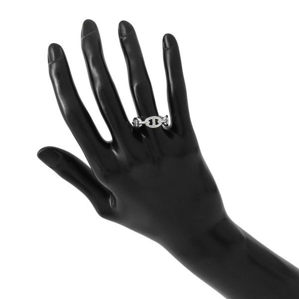 エルメス リング シェーヌダンクル アンシェネPM Enchainee SV925シルバー リングサイズ54 HERMES ジュエリー