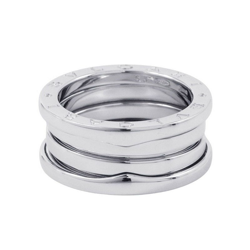 ブルガリ リング ビーゼロワン B-zero1 2バンド K18WGホワイトゴールド リングサイズ53 346583 指輪 ジュエリー