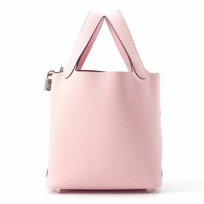 エルメス ハンドバッグ ピコタンロックPM ローズサクラ/シルバー金具 トリヨンクレマンス B刻印