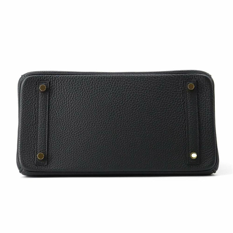 エルメス バーキン30 ブラック/ゴールド金具 トゴ U刻印 HERMES Birkin ハンドバッグ 黒