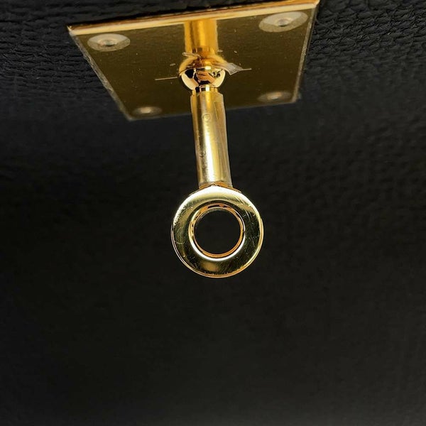 エルメス バーキン30 ブラック/ゴールド金具 トゴ U刻印 HERMES Birkin ハンドバッグ 黒