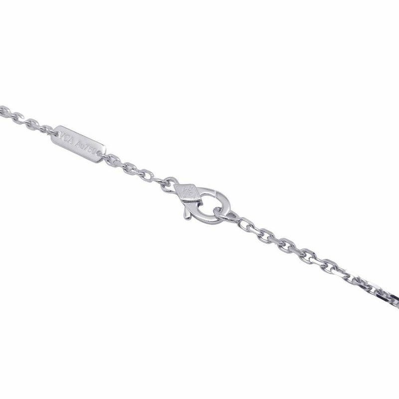 ヴァンクリーフ&アーペル ネックレス マジック アルハンブラ ペンダント マザーオブパール K18WG VCARN32200