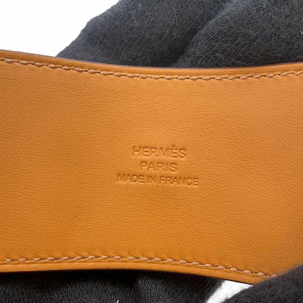 エルメス ブレスレット コリエ・ド・シアン エトゥープ/ピンクゴールド金具 ヴォーエプソン Z刻印 サイズT2