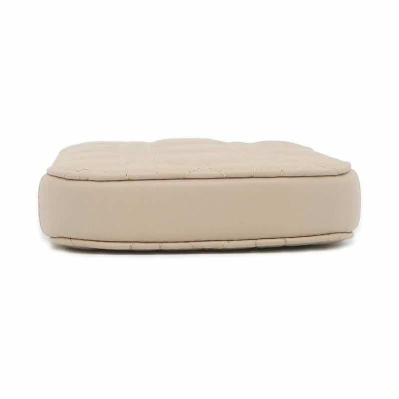 クリスチャン・ディオール スマホケース レディディオール フォンホルダー カナージュ ラムスキン S0872ONMJ ベージュ