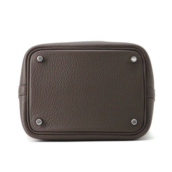 エルメス ハンドバッグ ピコタンロックPM エベンヌ/シルバー金具 トリヨンクレマンス K刻印