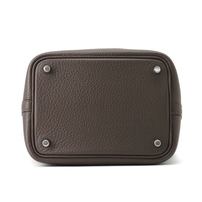 エルメス ハンドバッグ ピコタンロックPM エベンヌ/シルバー金具 トリヨンクレマンス K刻印