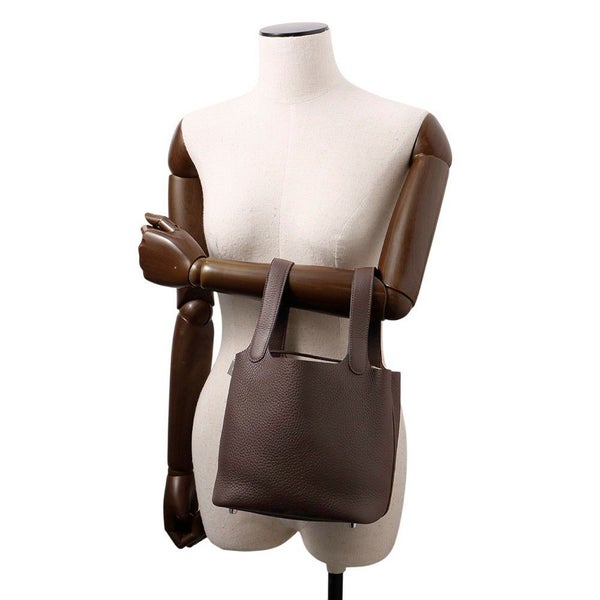 エルメス ハンドバッグ ピコタンロックPM エベンヌ/シルバー金具 トリヨンクレマンス K刻印