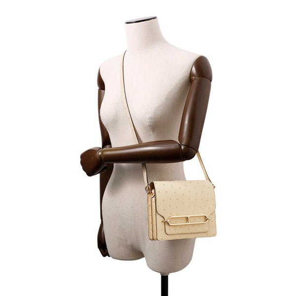 エルメス サック ロウリス ルリ ミニ パーシュマン/ゴールド金具 オーストリッチ U刻印