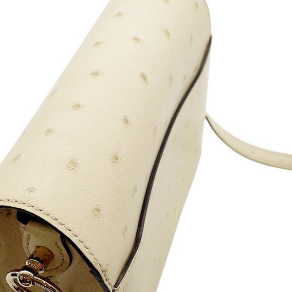 エルメス サック ロウリス ルリ ミニ パーシュマン/ゴールド金具 オーストリッチ U刻印