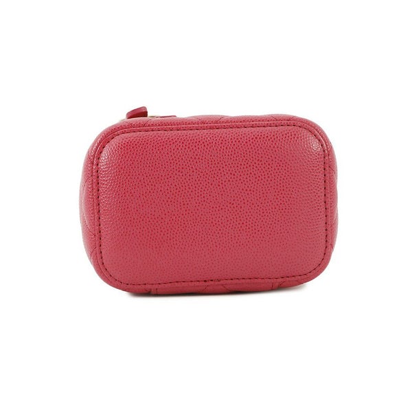 シャネル チェーンショルダーバッグ マトラッセ ココマーク クラシック ミニ ヴァニティケース キャビアスキン AP1340 CHANEL