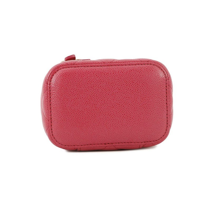 シャネル チェーンショルダーバッグ マトラッセ ココマーク クラシック ミニ ヴァニティケース キャビアスキン AP1340 CHANEL