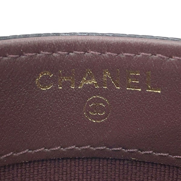 シャネル カードケース クラシック マトラッセ ココマーク キャビアスキン AP0213 CHANEL 定期入れ パスケース 黒