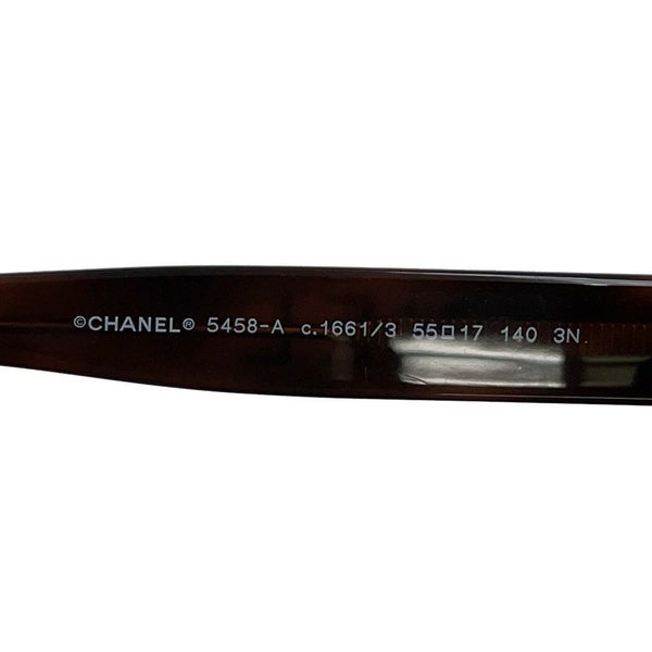 シャネル サングラス ロゴ プラスチック 55□17 140 5458-A CHANEL アイウェア