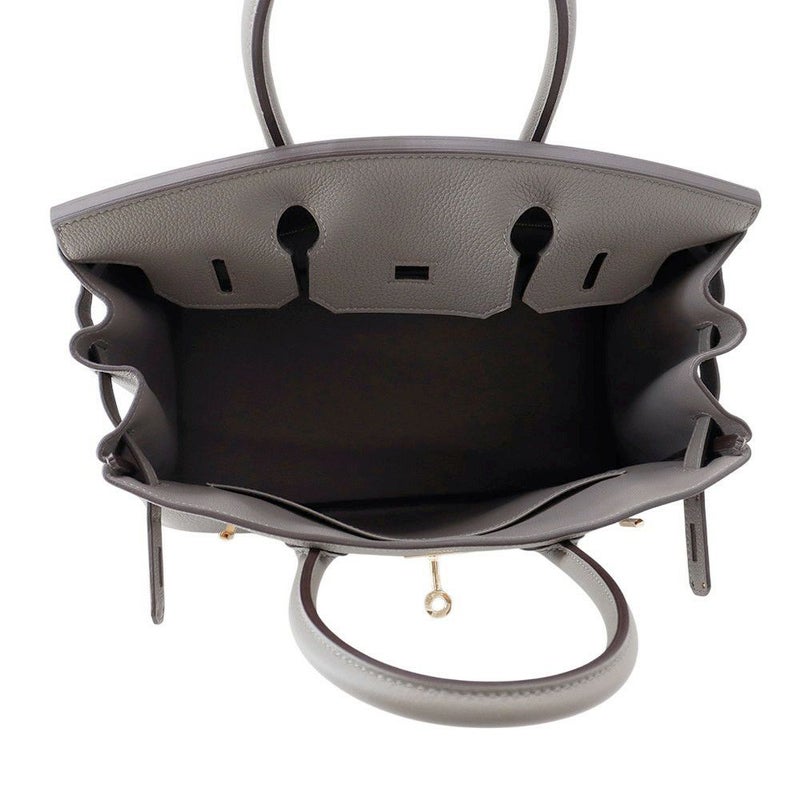 エルメス バーキン30 グリメイヤー/シャンパンゴールド金具 トゴ K刻印 HERMES Birkin ハンドバッグ