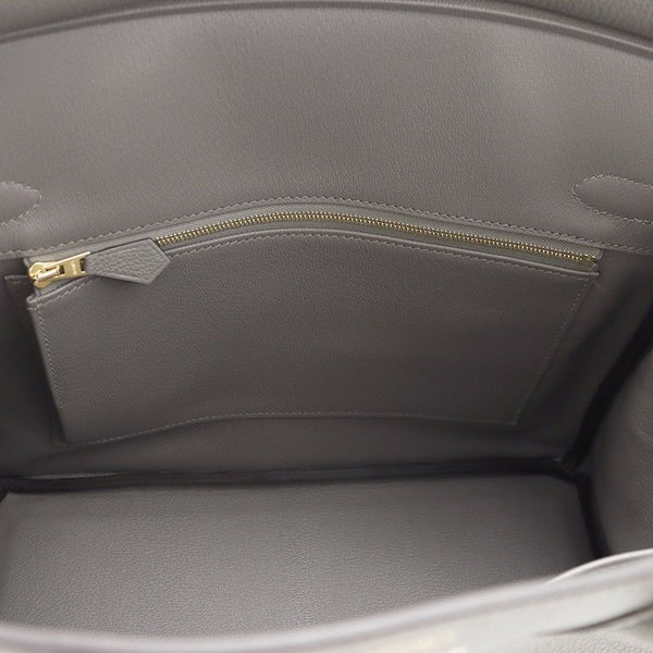 エルメス バーキン30 グリメイヤー/シャンパンゴールド金具 トゴ K刻印 HERMES Birkin ハンドバッグ