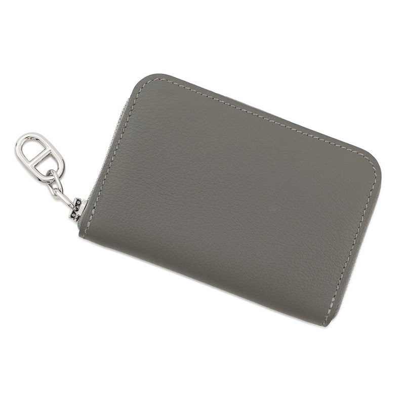 エルメス カードケース ジップ アン ゴー グリメイヤー/シルバー金具 エバーカラー K刻印 HERMES 定期入れ