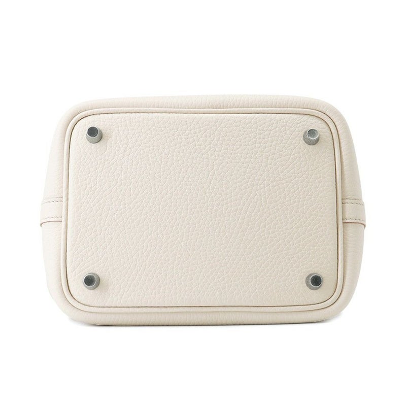 エルメス ハンドバッグ ピコタンロックPM ベトン/シルバー金具 トリヨンクレマンス K刻印 HERMES トートバッグ