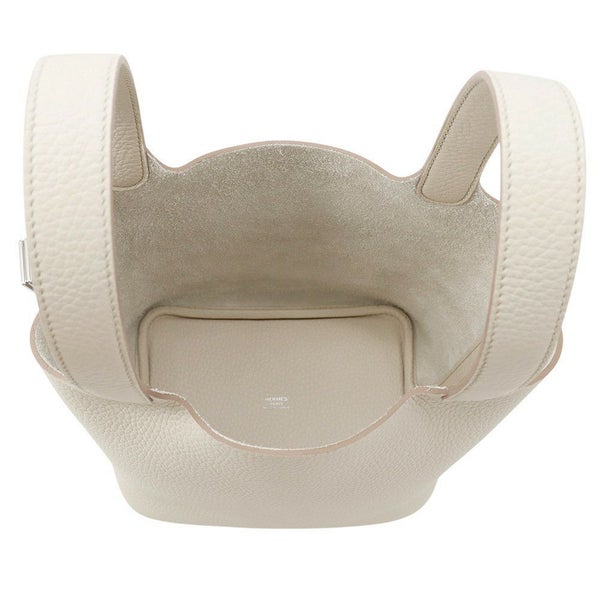 エルメス ハンドバッグ ピコタンロックPM ベトン/シルバー金具 トリヨンクレマンス K刻印 HERMES トートバッグ