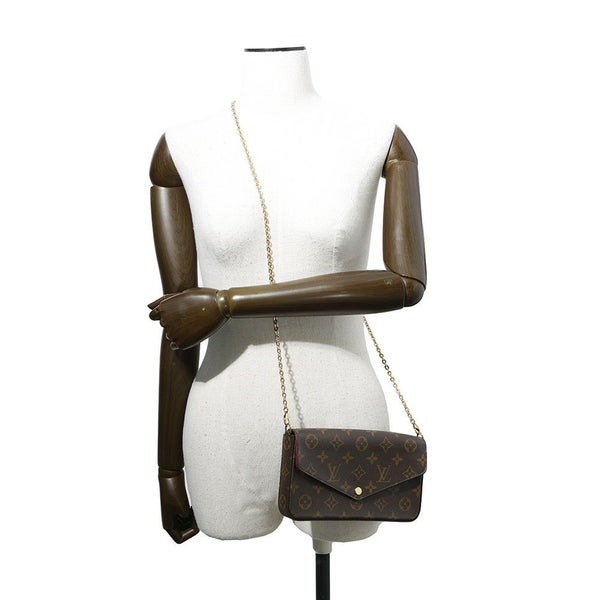 ルイヴィトン チェーンウォレット モノグラム ポシェット・フェリシー M61276 LOUIS VUITTON 財布 クラッチバッグ ショルダーバッグ