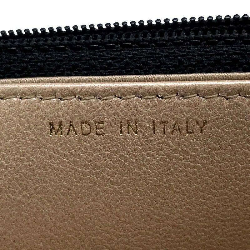 シャネル チェーンウォレット カメリア ココマーク ラムスキン A47421 CHANEL 財布 黒