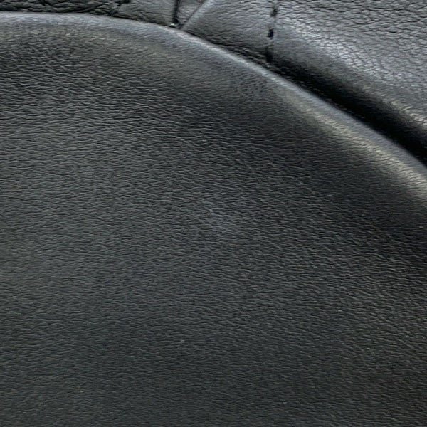 シャネル チェーンショルダーバッグ ココマーク マトラッセ 巾着 ラムスキン AS1439 CHANEL 黒