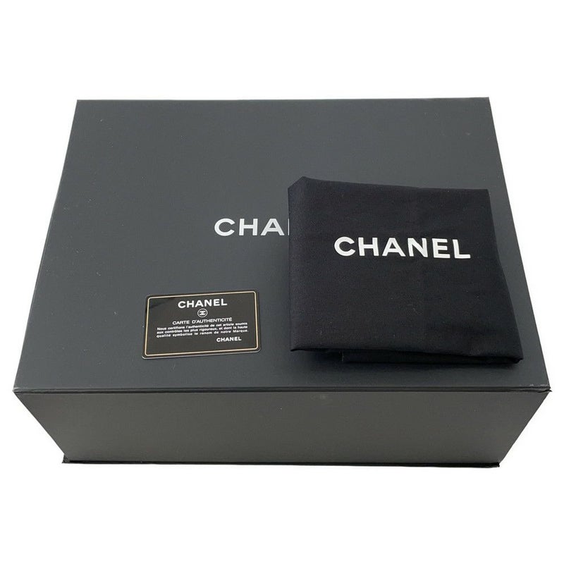 シャネル チェーンショルダーバッグ ココマーク マトラッセ 巾着 ラムスキン AS1439 CHANEL 黒