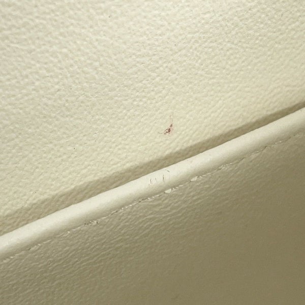 シャネル チェーンショルダーバッグ マトラッセ25 ココマーク ダブルチェーン キャビアスキン A01112 CHANEL 白