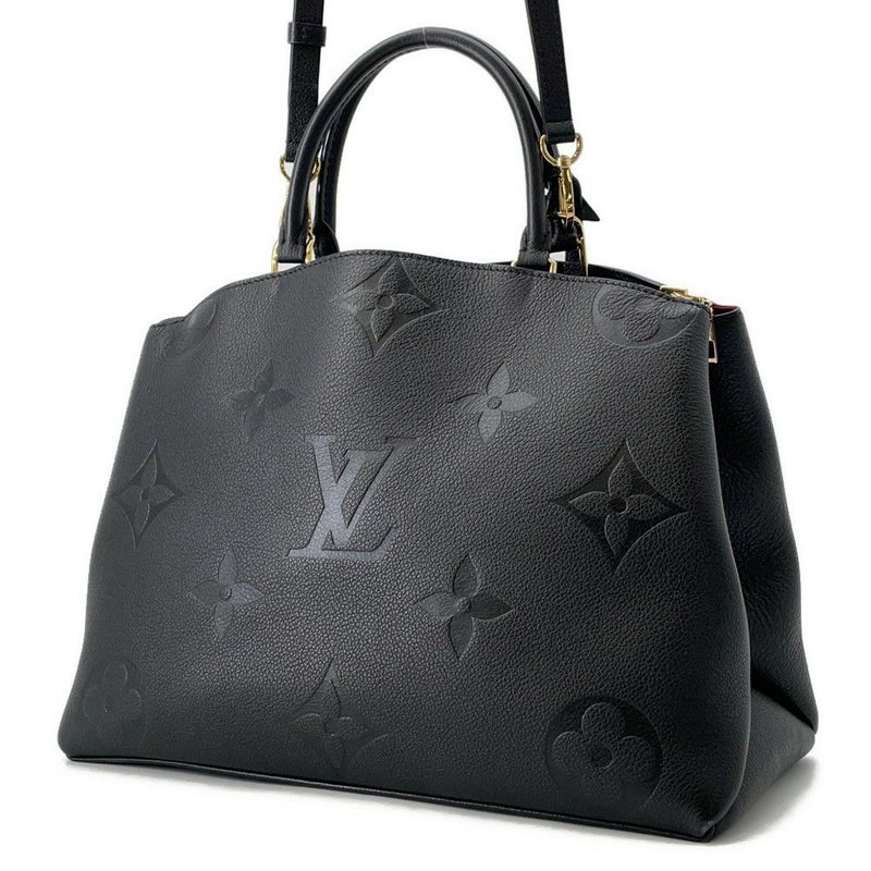 ルイヴィトン ハンドバッグ モノグラム・アンプラント グラン・パレMM M45811 2way 黒 ブラック