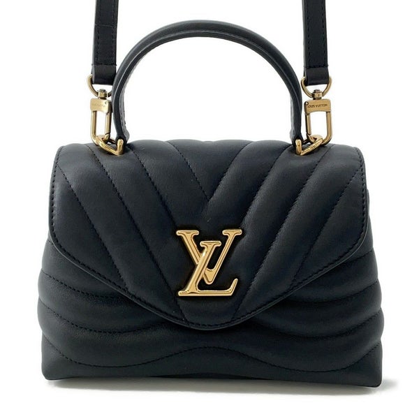 ルイヴィトン ハンドバッグ レザー ホールドミー M21720 LOUIS VUITTON 2wayショルダーバッグ ブラック 黒