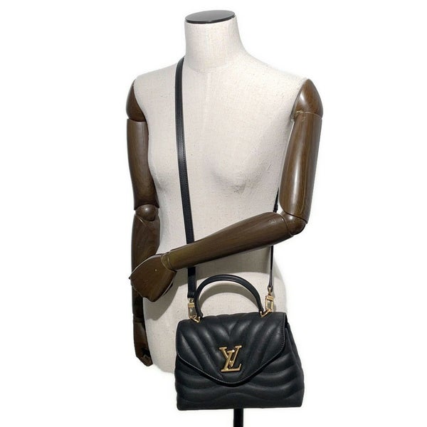 ルイヴィトン ハンドバッグ レザー ホールドミー M21720 LOUIS VUITTON 2wayショルダーバッグ ブラック 黒
