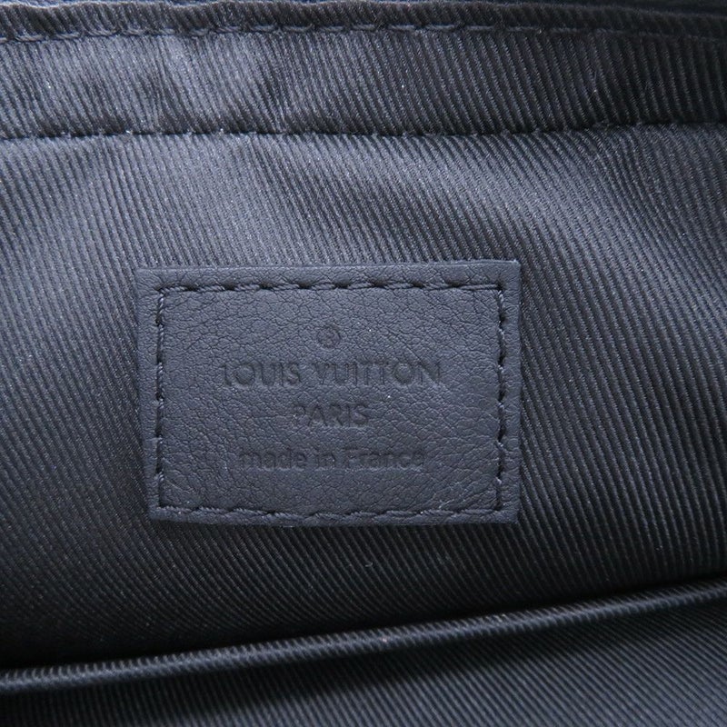 ルイヴィトン ショルダーバッグ モノグラム・シャドウ トリオ メッセンジャー M46602 LOUIS VUITTON ブラック 黒