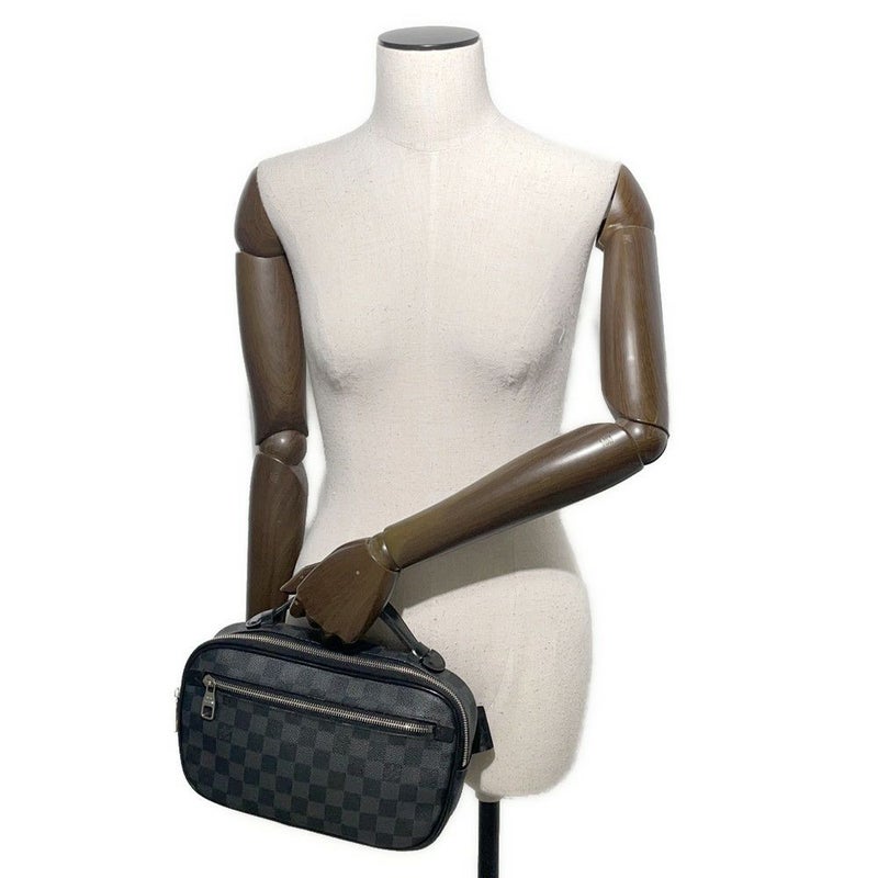ルイヴィトン ボディバッグ ダミエ・グラフィット アンブレール N41289 LOUIS VUITTON メンズ 黒 ブラック