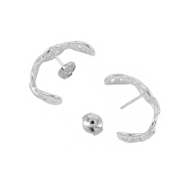 エルメス ピアス シェーヌダンクル アンシェネ Enchainee Earrings Chaine dAncre SV925シルバー HERMES スタッド