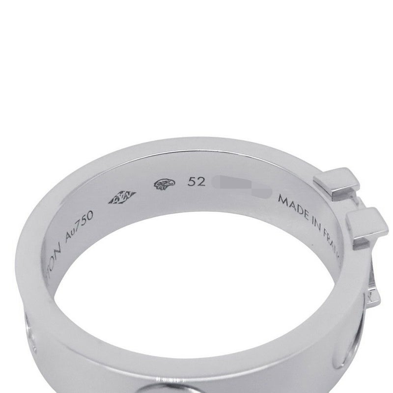 ルイヴィトン リング アンプラント LV サイズ52 K18WGホワイトゴールド Q9K97F LOUIS VUITTON 指輪