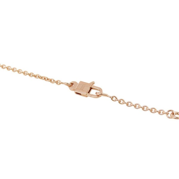 エルメス ネックレス アミュレット コンスタンス ペンダント ダイヤ 43P 計0.44ct K18PGピンクゴールド HERMES Amulettes Constance