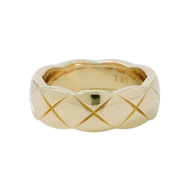 シャネル リング ココクラッシュ ミディアム K18YGイエローゴールド リングサイズ51 J10571 CHANEL 指輪