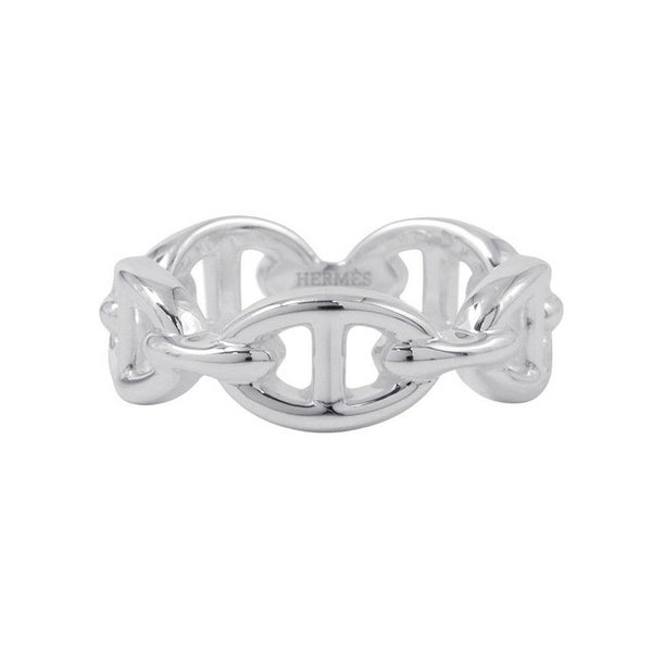 エルメス リング シェーヌダンクル アンシェネPM Enchainee SV925シルバー リングサイズ54 HERMES ジュエリー