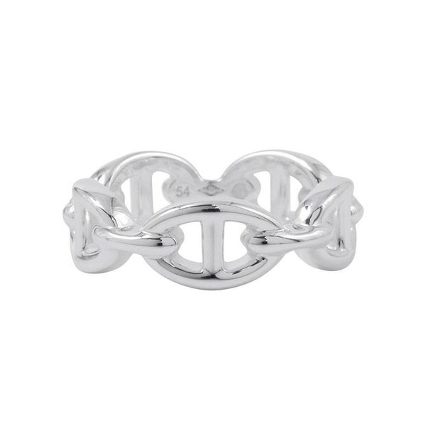 エルメス リング シェーヌダンクル アンシェネPM Enchainee SV925シルバー リングサイズ54 HERMES ジュエリー