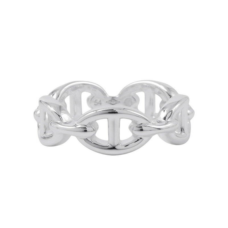 エルメス リング シェーヌダンクル アンシェネPM Enchainee SV925シルバー リングサイズ54 HERMES ジュエリー