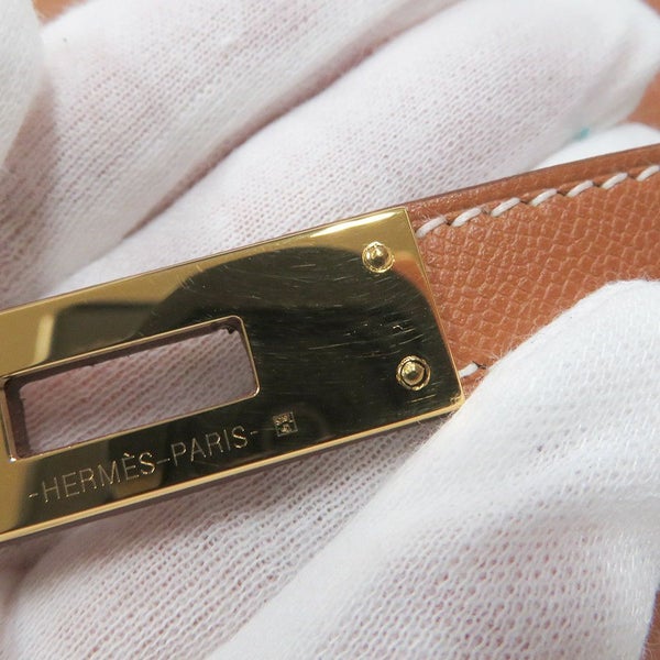 エルメス クラッチバッグ ケリーエラン ゴールド/ゴールド金具 ヴォーマダム B刻印 2wayショルダー