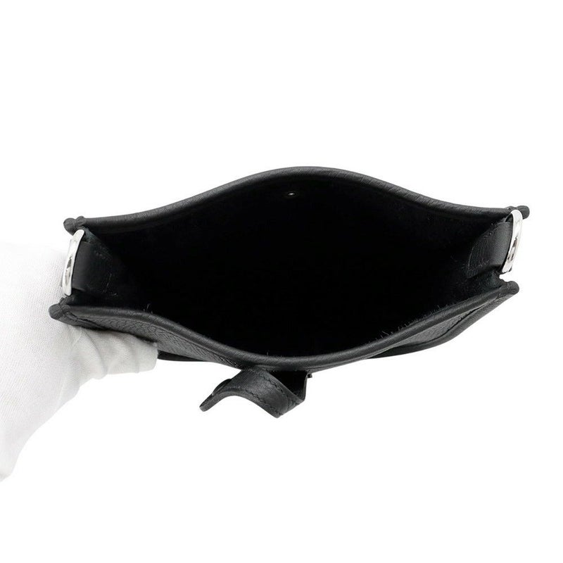 エルメス ショルダーバッグ エブリンTPM 111cm ブラック/シルバー金具 トリヨンクレマンス K刻印 黒