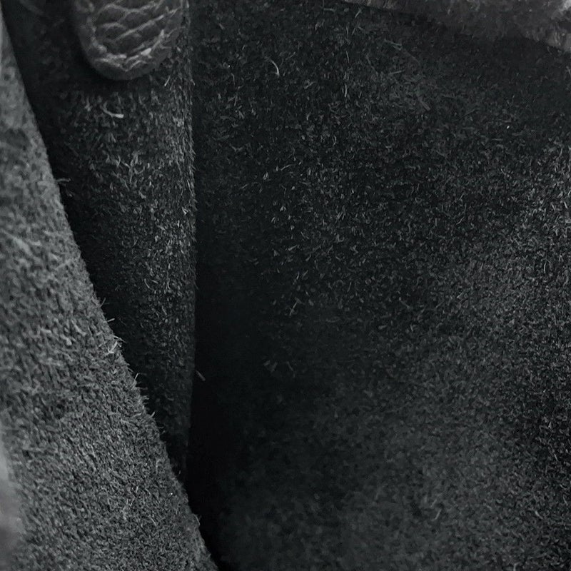 エルメス ショルダーバッグ エブリンTPM 111cm ブラック/シルバー金具 トリヨンクレマンス K刻印 黒