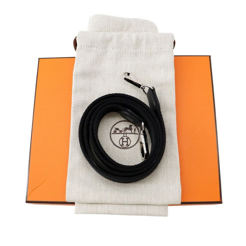 エルメス ショルダーバッグ エブリンTPM 111cm ブラック/シルバー金具 トリヨンクレマンス K刻印 黒