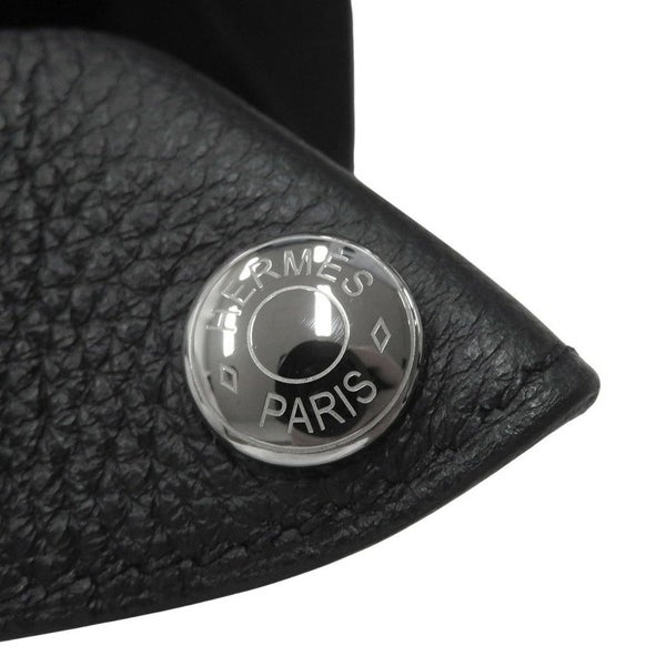 エルメス ショルダーバッグ ヴィドポッシュ ブラック/シルバー金具 トゴ B刻印 HERMES 黒