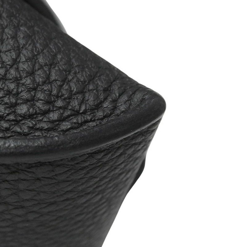 エルメス ショルダーバッグ ヴィドポッシュ ブラック/シルバー金具 トゴ B刻印 HERMES 黒