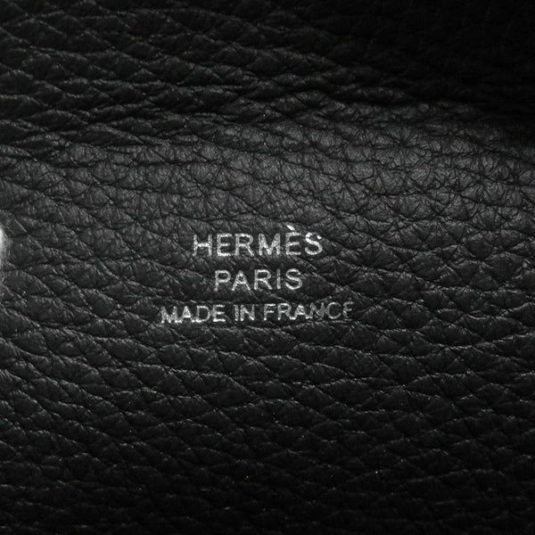 エルメス ショルダーバッグ ヴィドポッシュ ブラック/シルバー金具 トゴ B刻印 HERMES 黒