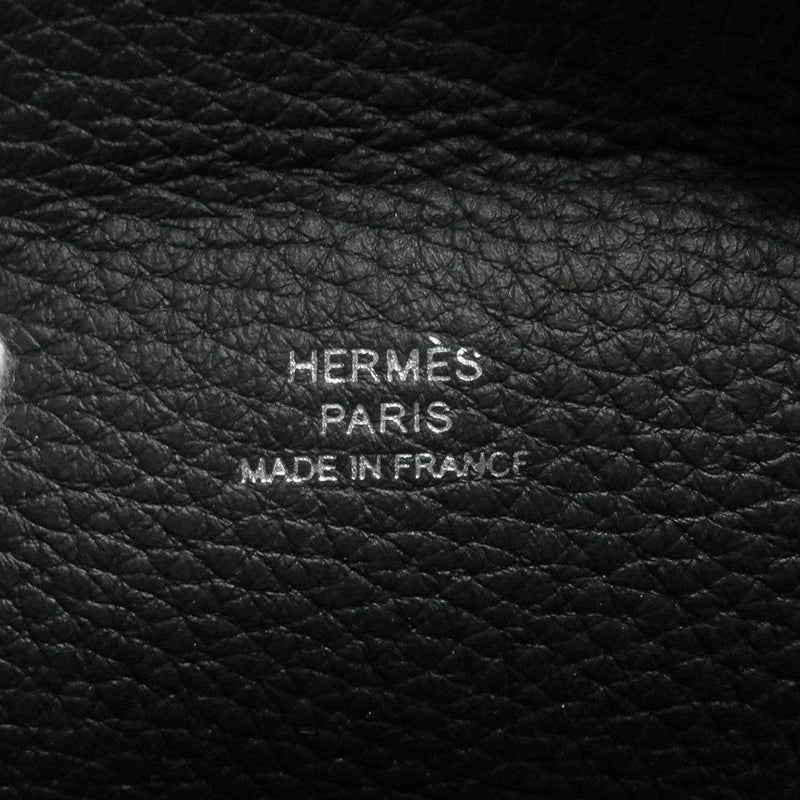 エルメス ショルダーバッグ ヴィドポッシュ ブラック/シルバー金具 トゴ B刻印 HERMES 黒
