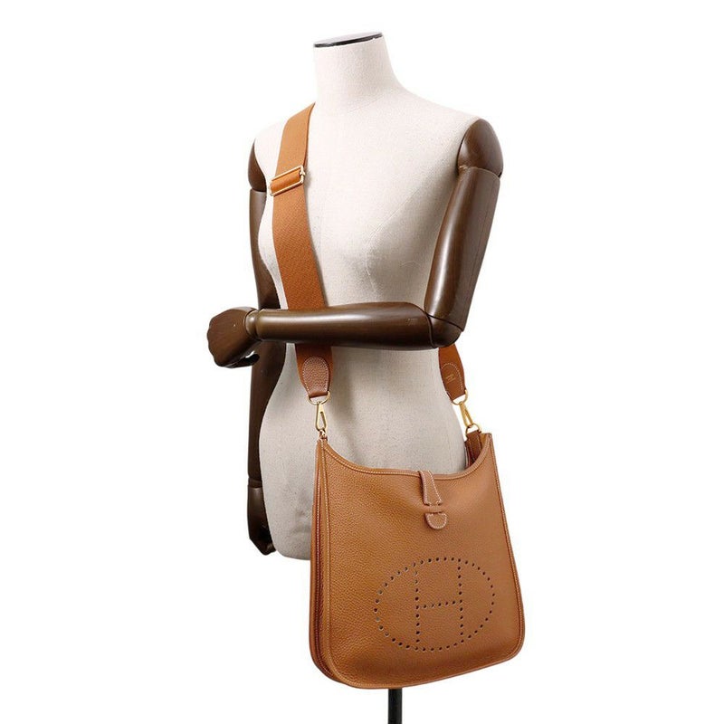 エルメス ショルダーバッグ エブリン3 PM ゴールド/ゴールド金具 トリヨンクレマンス U刻印