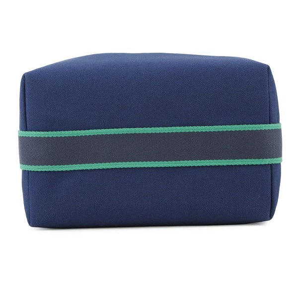 エルメス ポーチ ブリッド・ア・ブラックGM ネイビー/シルバー金具 キャンバス HERMES バッグ 小物入れ